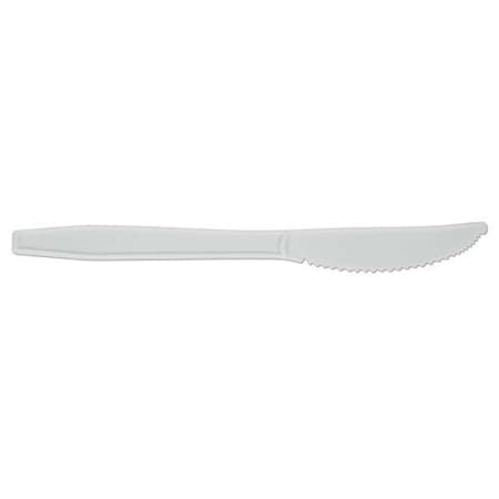 75003540 CPC Heavy Weight Plastic Knife - White, 1000PK